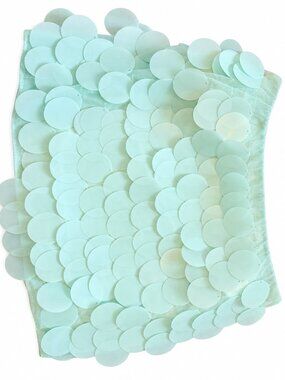 XS Sequin mesh teal skirt from KIZN